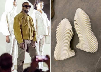 #OK! კანიე უესტმა ფეხსაცმლის ახალი დიზაინი წარმოადგინა; რას ადარებს საზოგადოება მას? (ფოტოები)