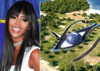 #OK! ორიგინალური დიზაინის სახლი კუნძულზე - საჩუქარი, რომელიც ნაომი კემპბელმა რუსი მილიარდერისგან მიიღო