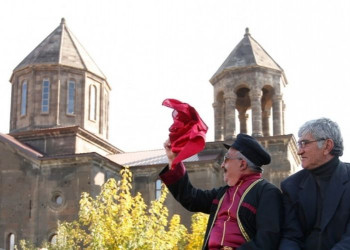 სომხეთში შოთა რუსთაველის ქუჩა საზეიმო ცერემონიით გახსნეს